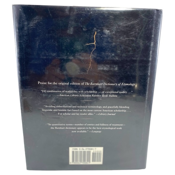 Barnhart Concise Dictionary of Etymology, Hardcover by Barnhart, Robert K. Book - Picture 3 of 10